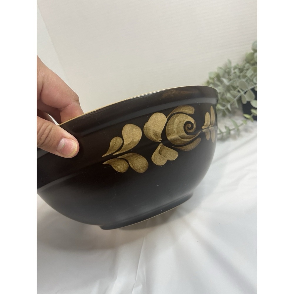 Vintage Set Of 2 Denby  Bakewell 2pt +4pt Stoneware Mixing Bowl Brown England - Picture 8 of 11